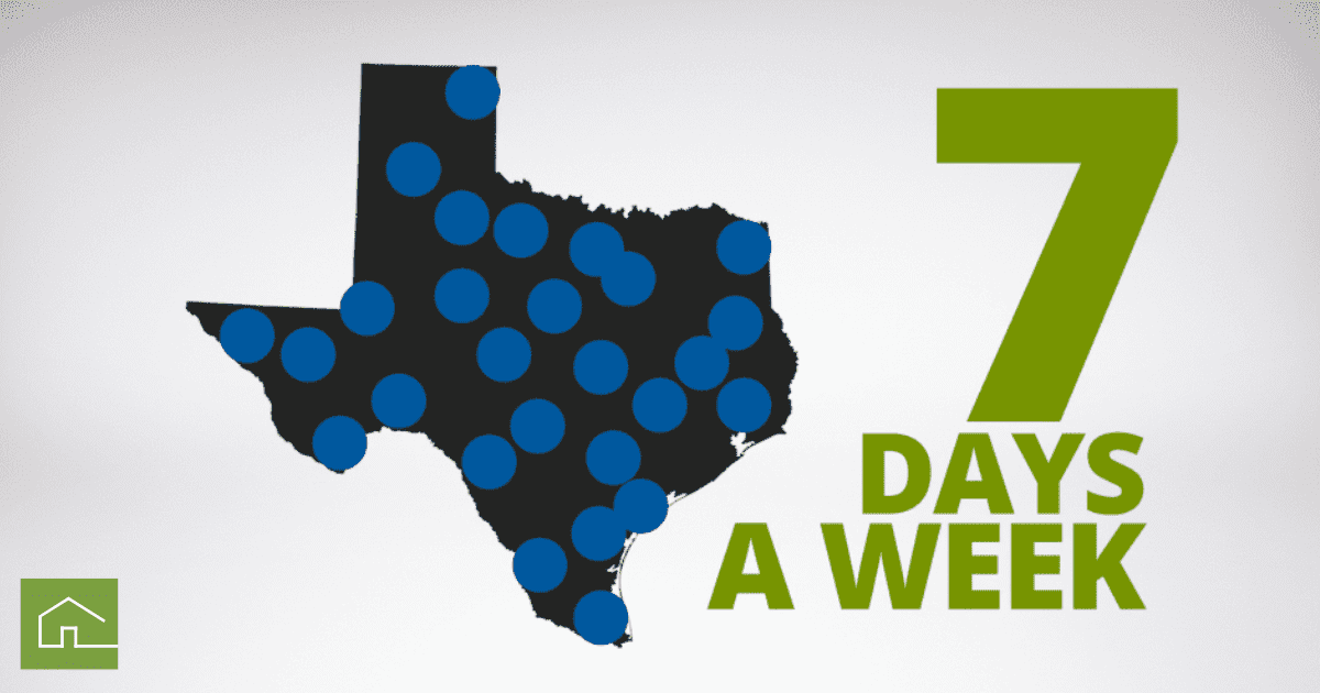 Areas We Serve (All of Texas)