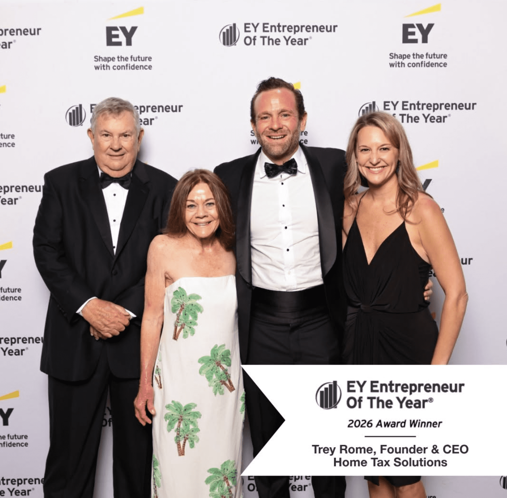 Trey Rome Named Entrepreneur Of The Year® 2026 Southwest Award Winner 3 trey and family